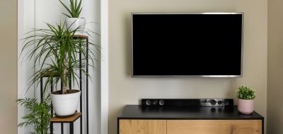 Wall-mounted TV Setup